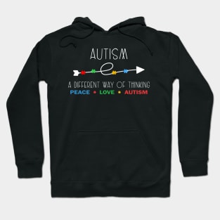 Autism A Different Way Of Thinking Hoodie